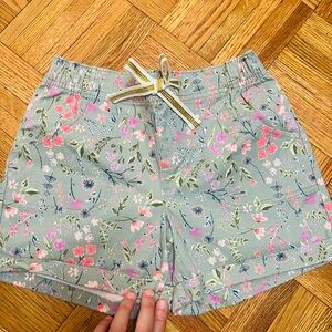 Wonder Nation Floral Women's Shorts - Green and Pink